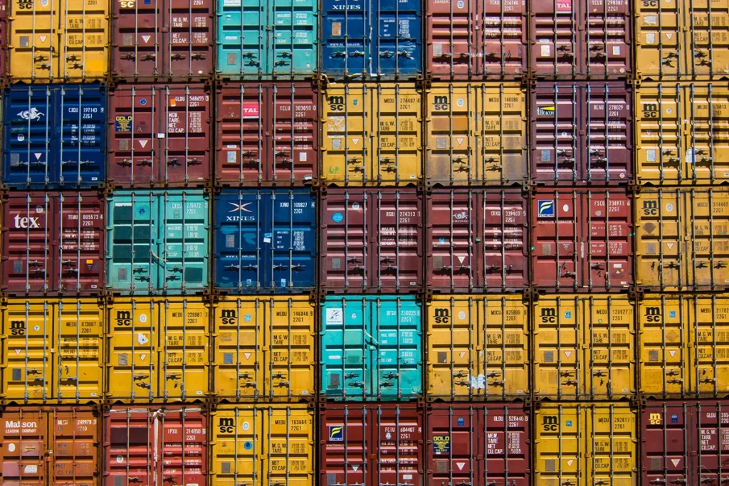Sea freight containers handled by FR8 Logistics, Port Vila
